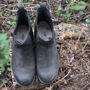 UGG Women's Charcoal Suede Boots